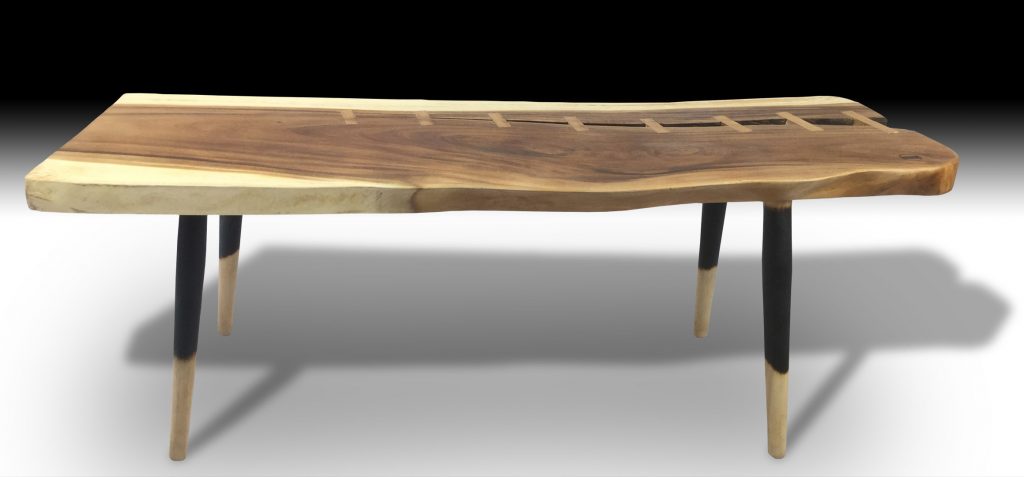 Branca live edge Suar wood coffee table