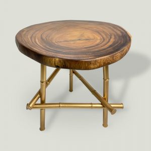 Everly Suar Wood Coffee Table Side View 1