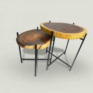 Chase Suar Wood Coffee Table Perspective View 2