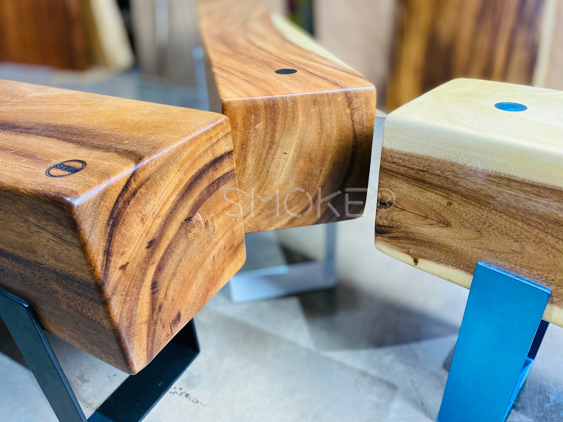 Logan suar wood bench singapore collection