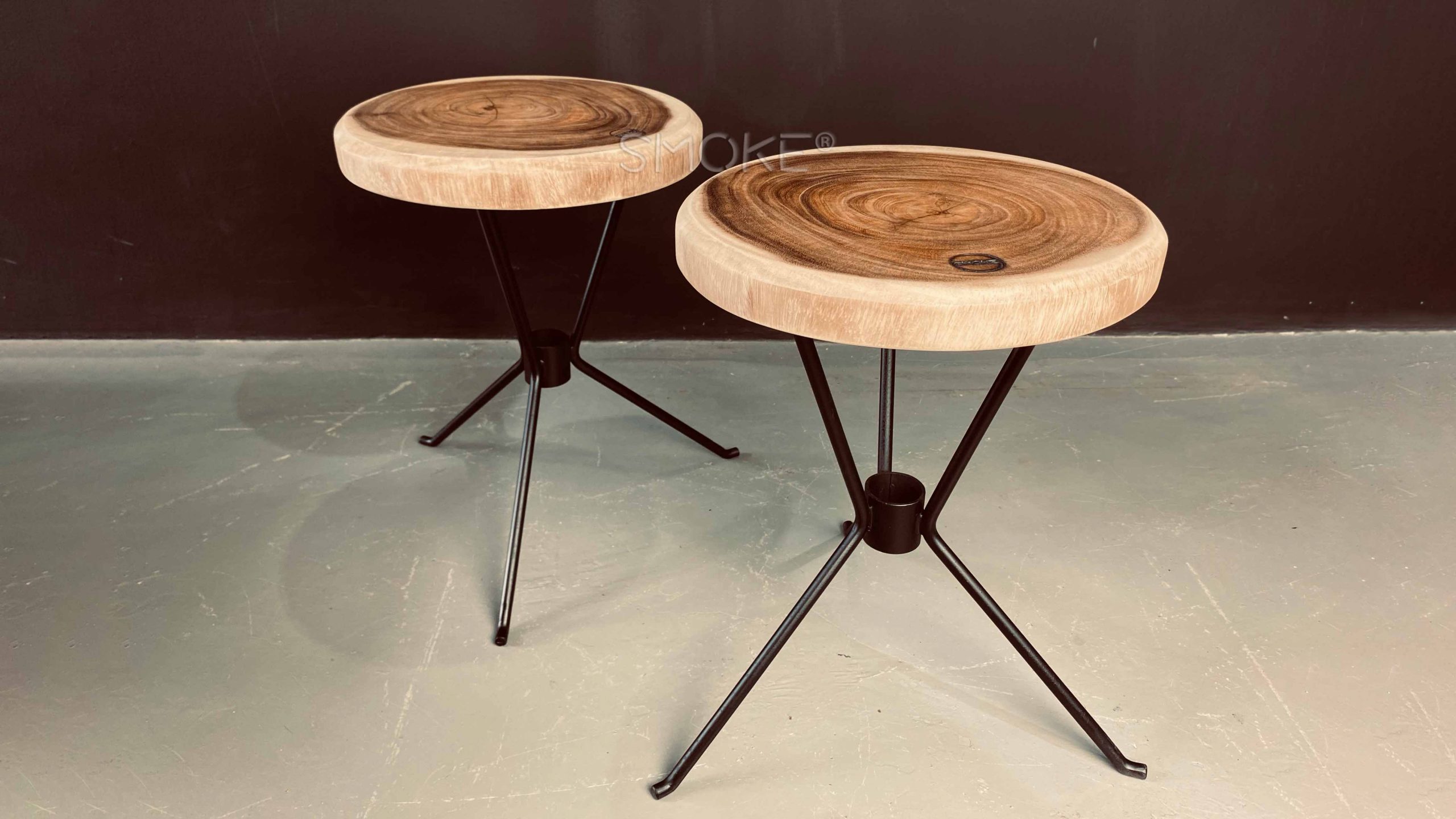 real wood stools