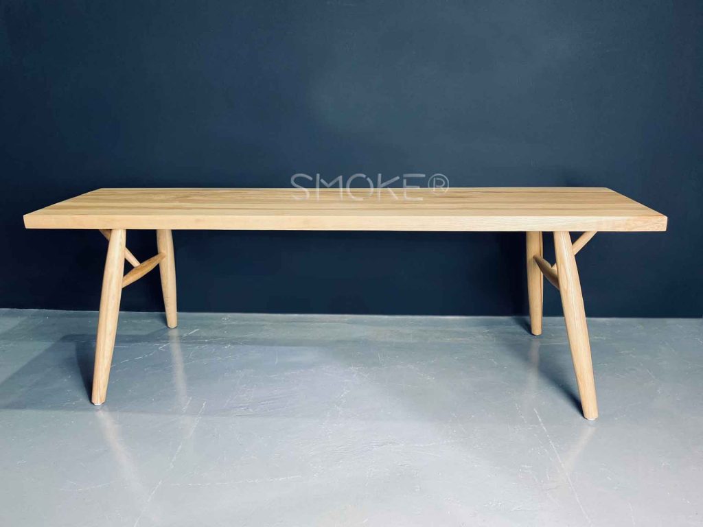 Solid Ash Wood Bench