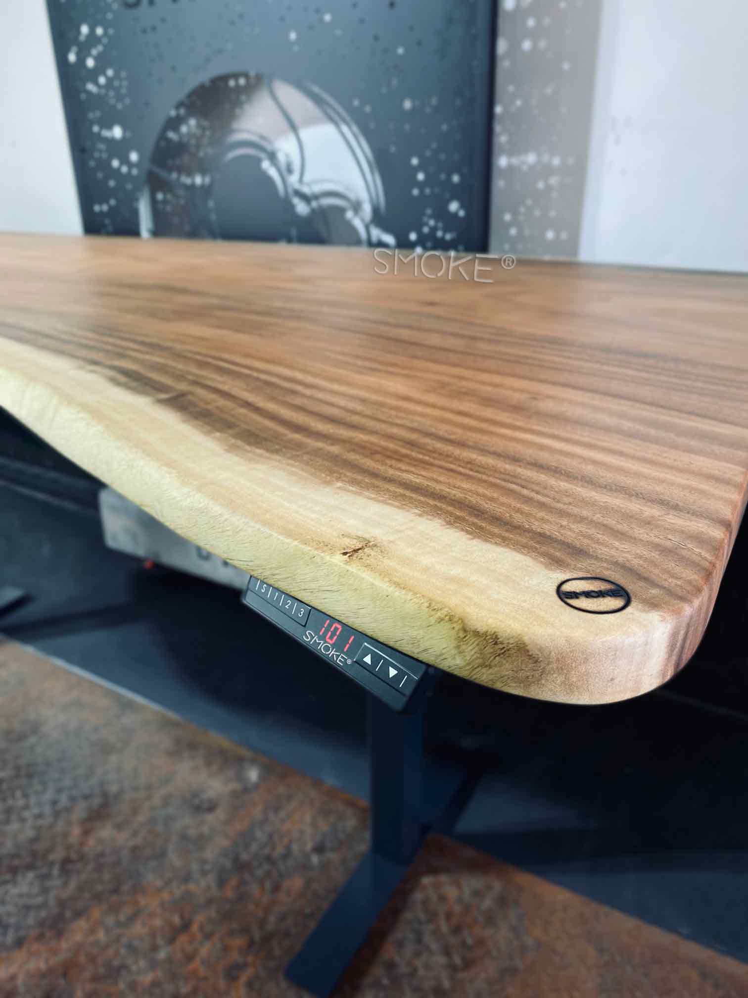 solid wood work desk hydraulic