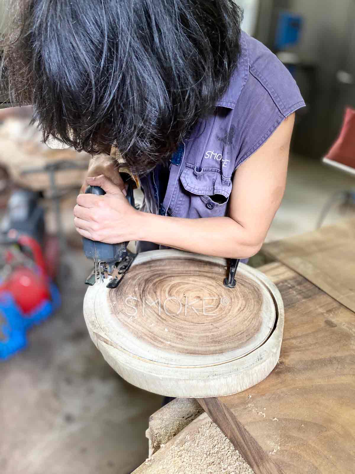 handcrafted customade stool