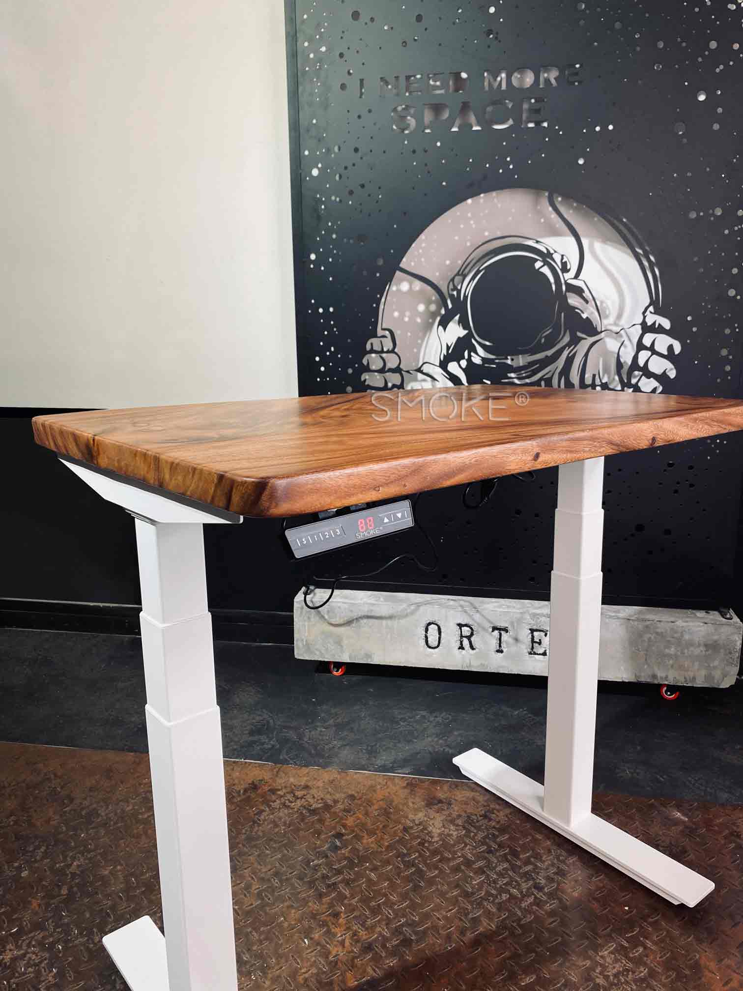 industrial style ladder desk