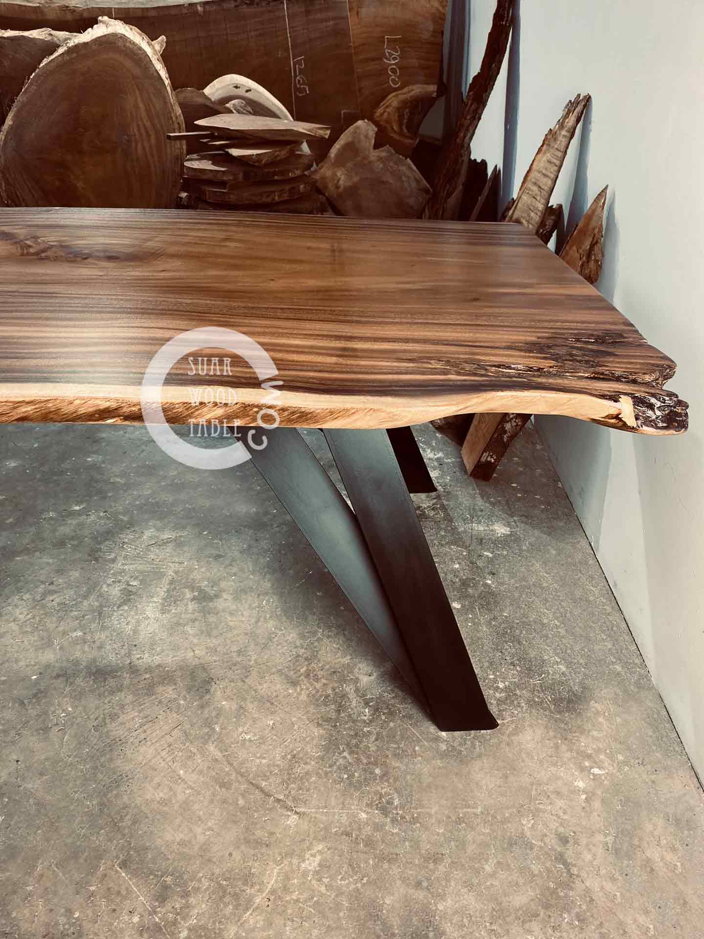 natural edge wood table