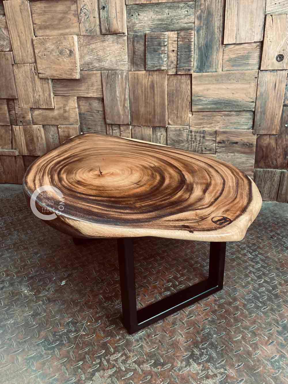 live edge coffee table