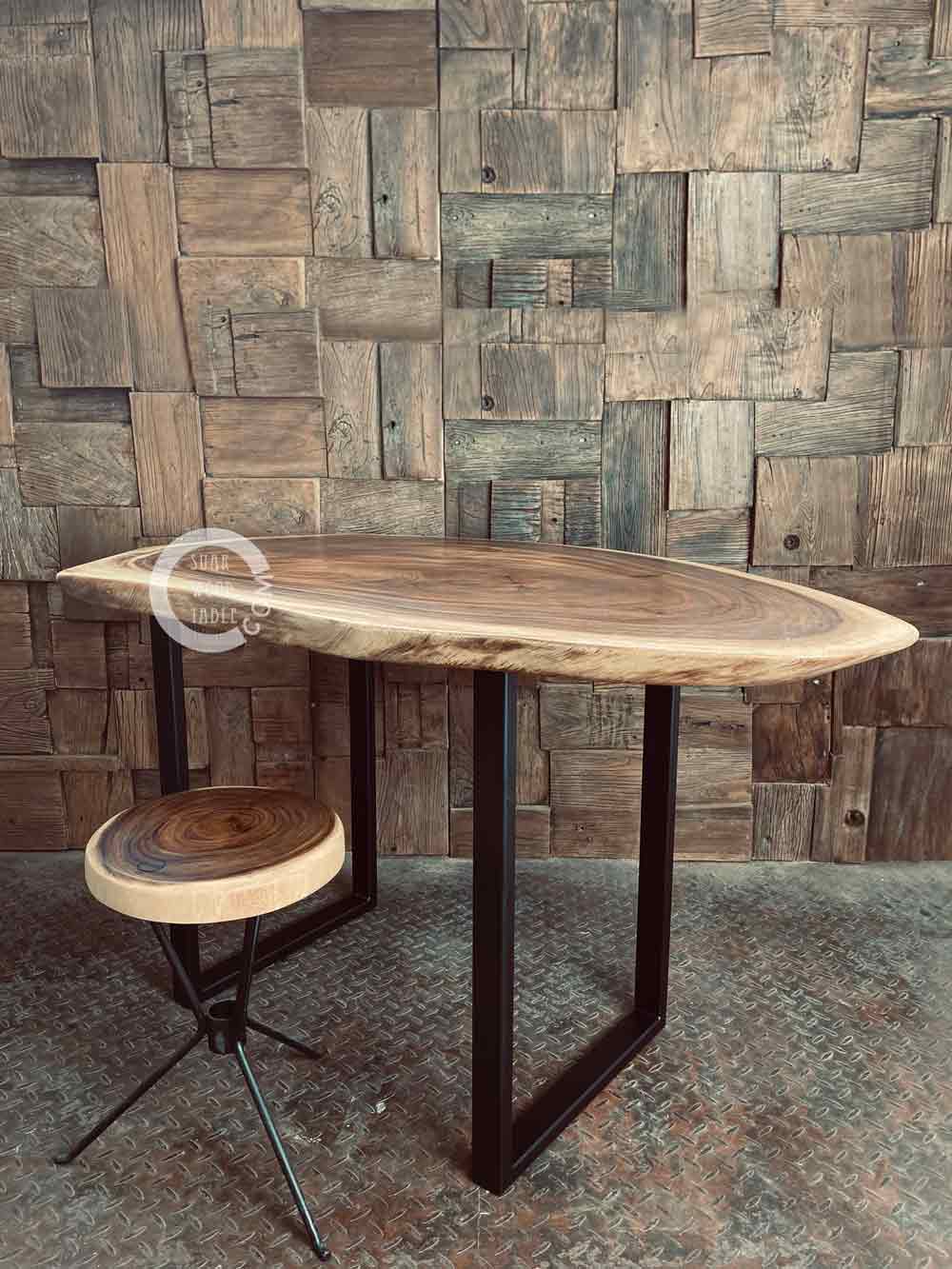suar wood dining table