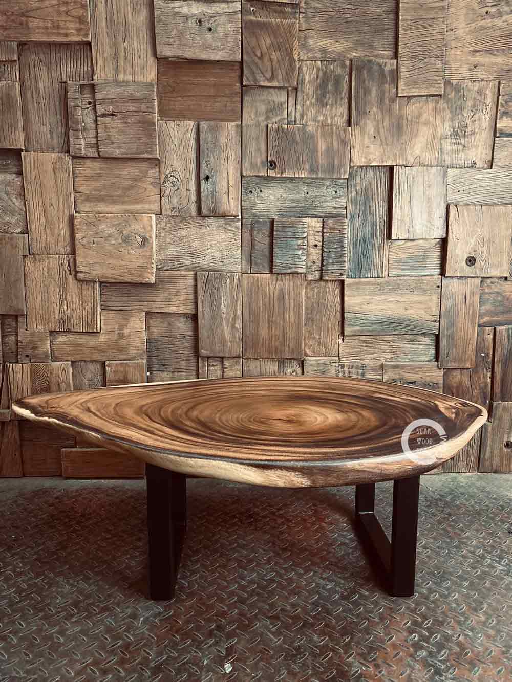 Wooden coffee table