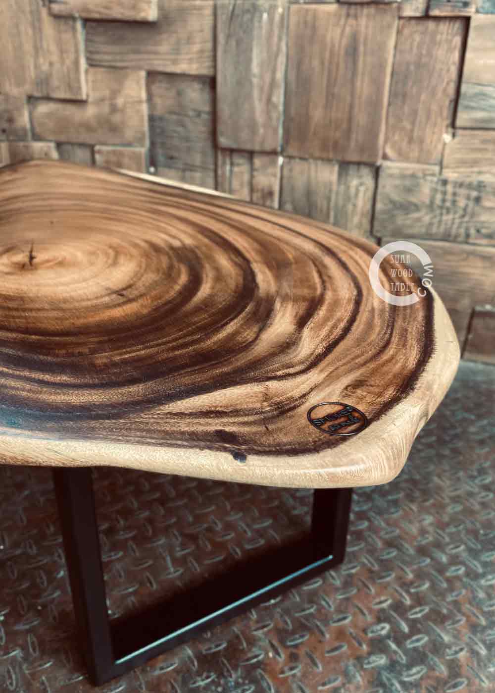 live edge coffee table