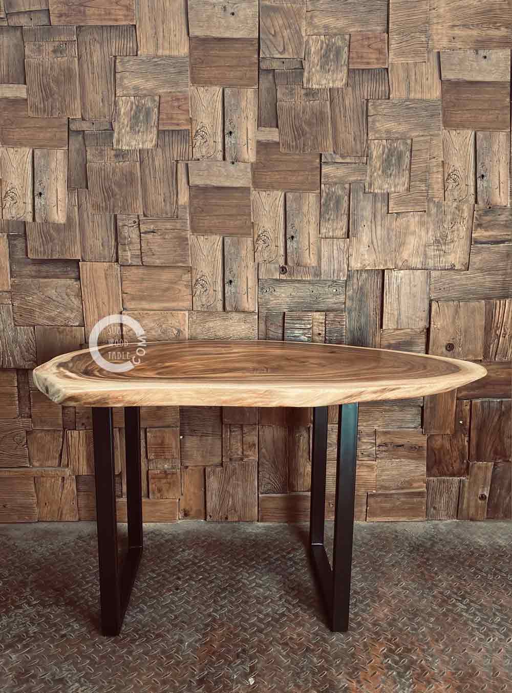 solid wood dining table