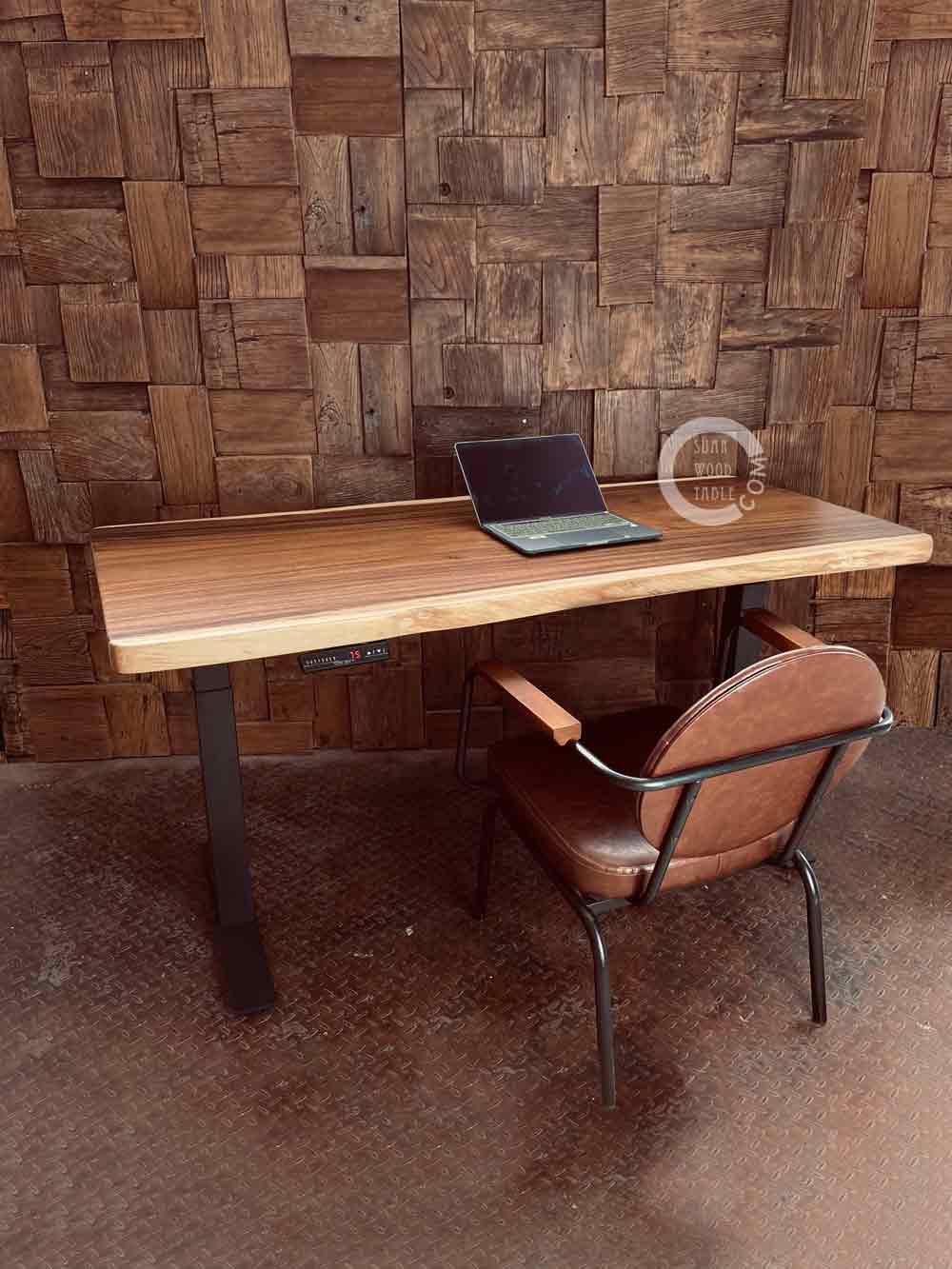 hydraulic wooden table