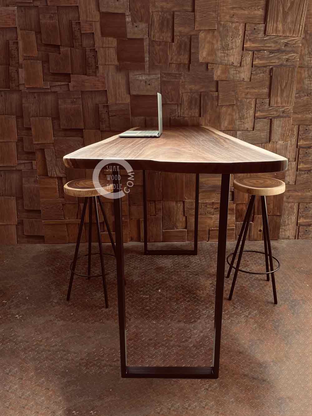 standing wooden work table