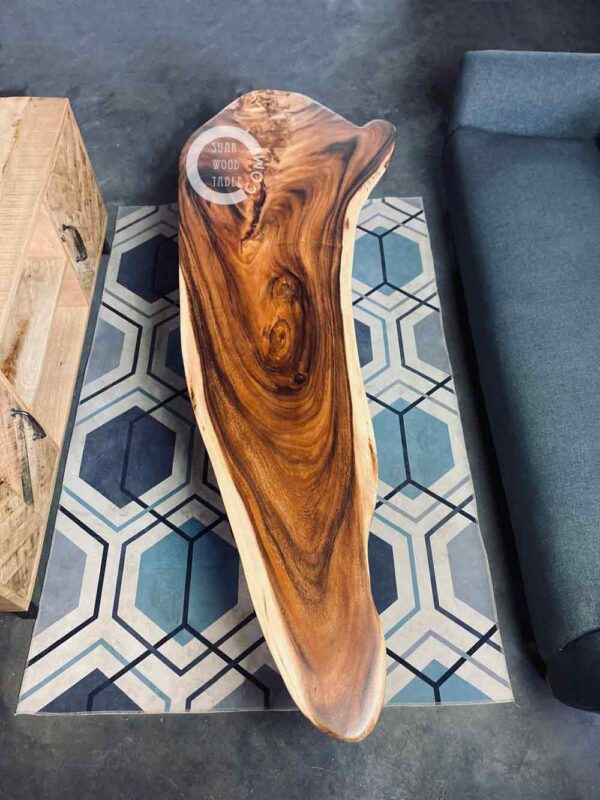 handmade wooden bench