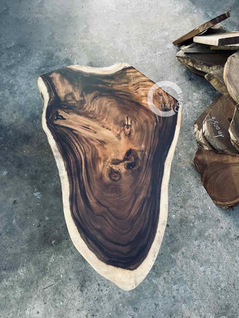 south american walnut coffee table