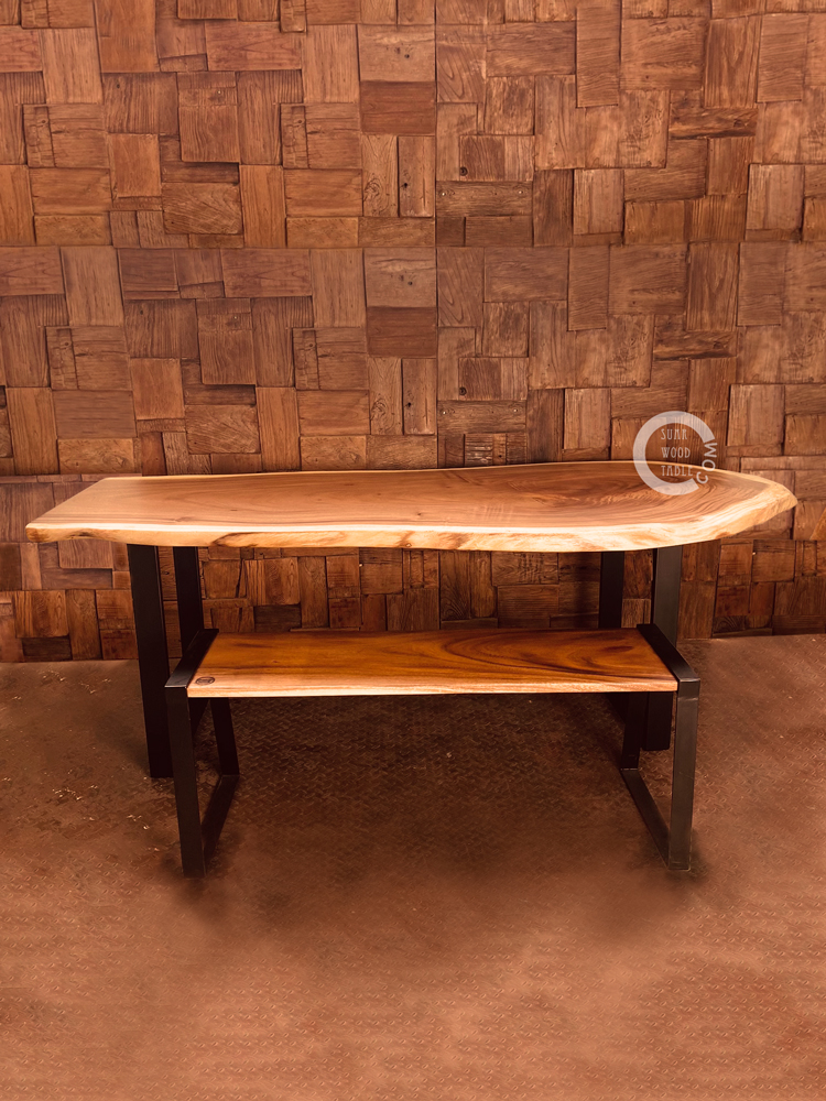 suar wood live edge table