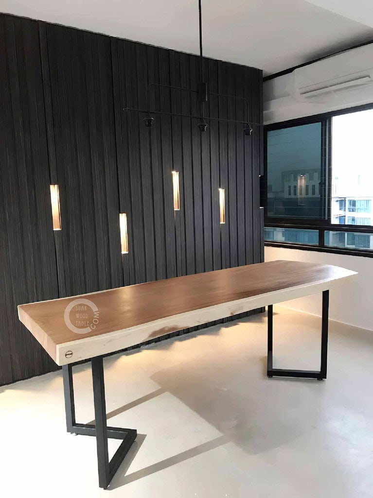 Buy Custom Wooden Dining Tables in Singapore Solid Wood Furniture