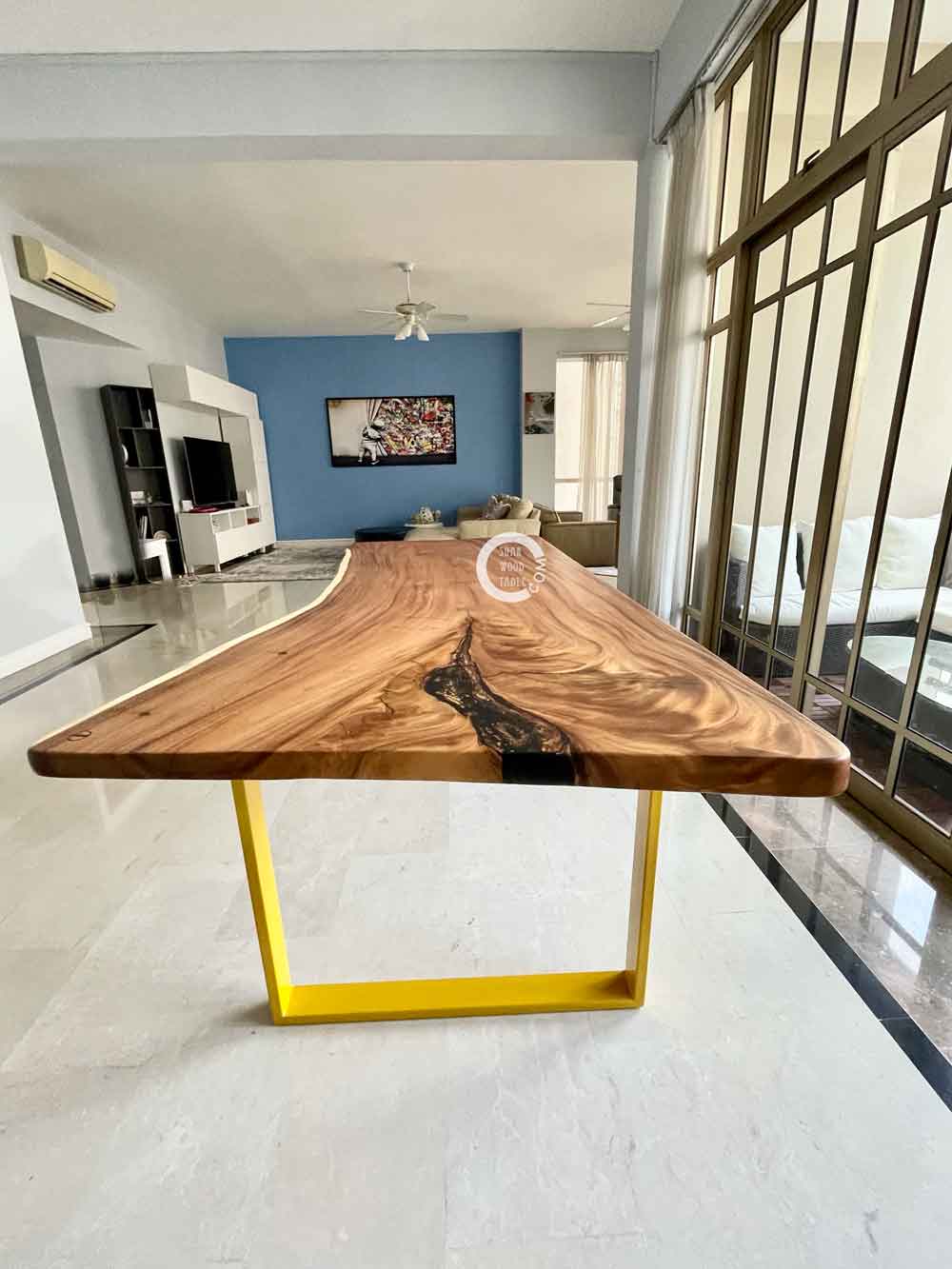 designer wooden dining table