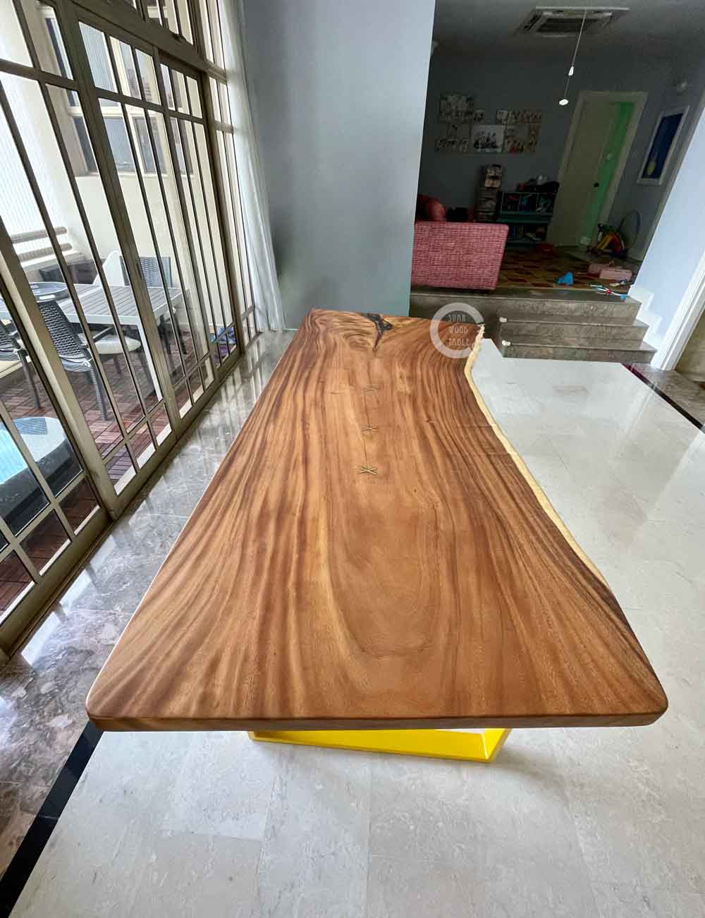 reclaimed singapore wooden dining table