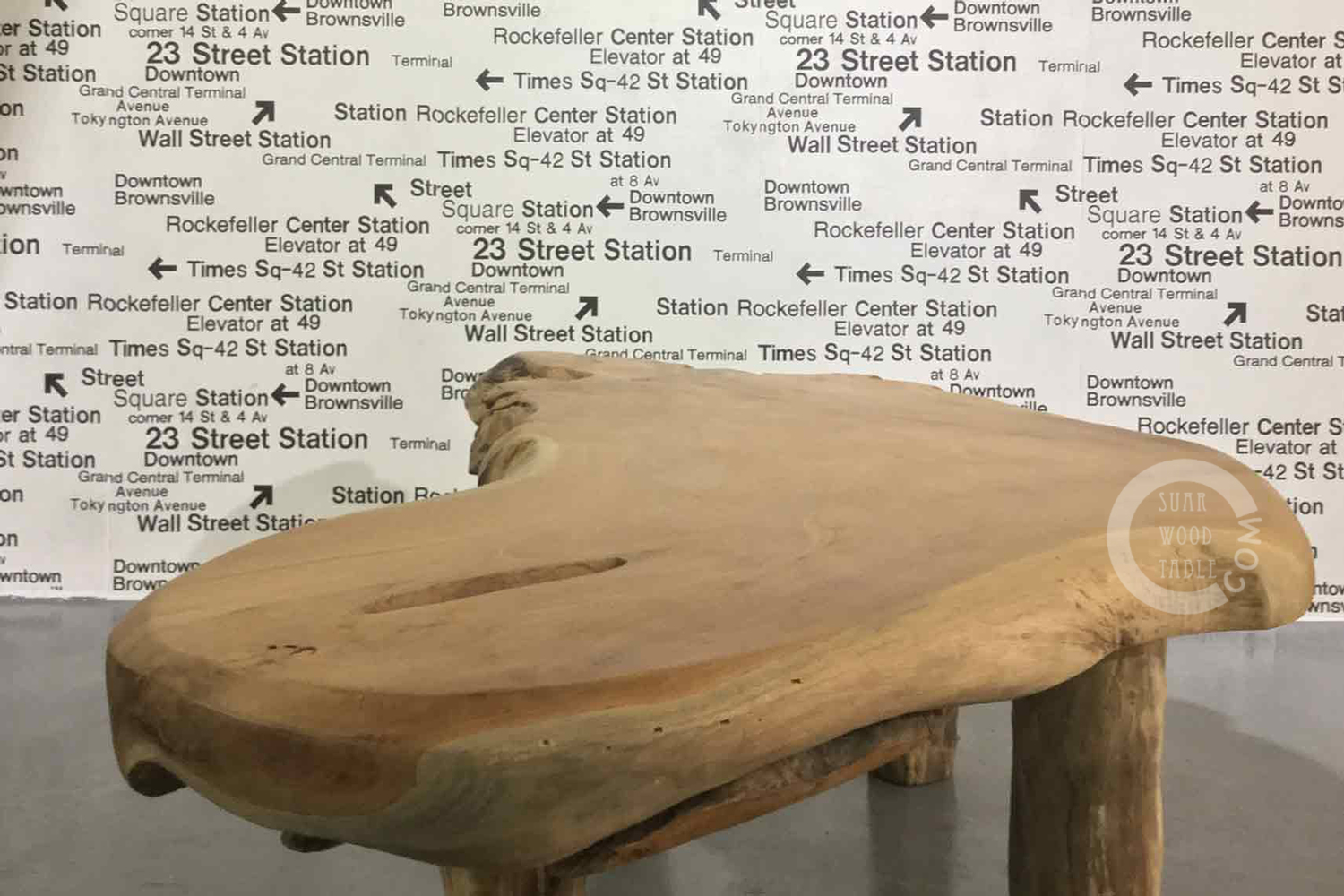 mahogany wood table and legs
