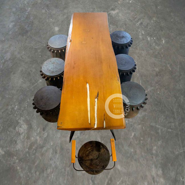 customized wooden dining table