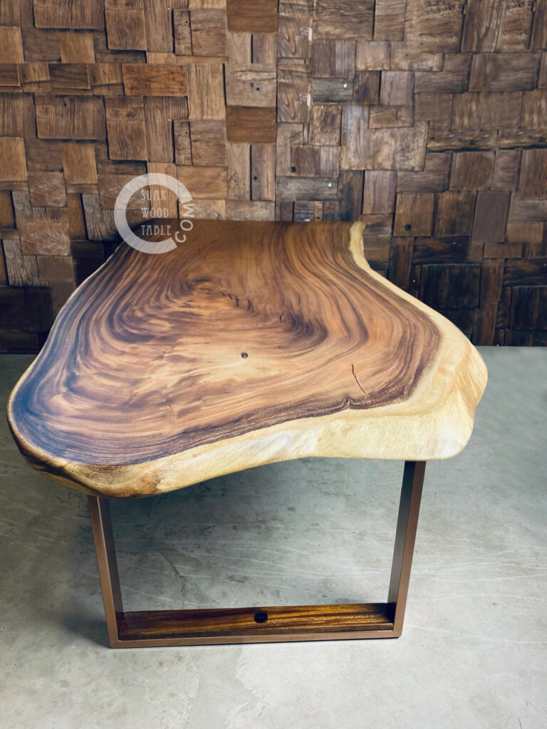 South American Walnut Furniture Live Edge Table Handcrafted Singapore