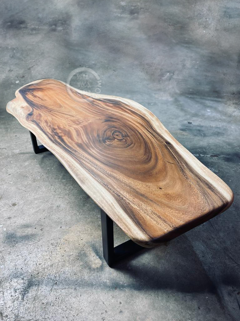 Bespoke local reclaimed suar wood coffee table custom Singapore