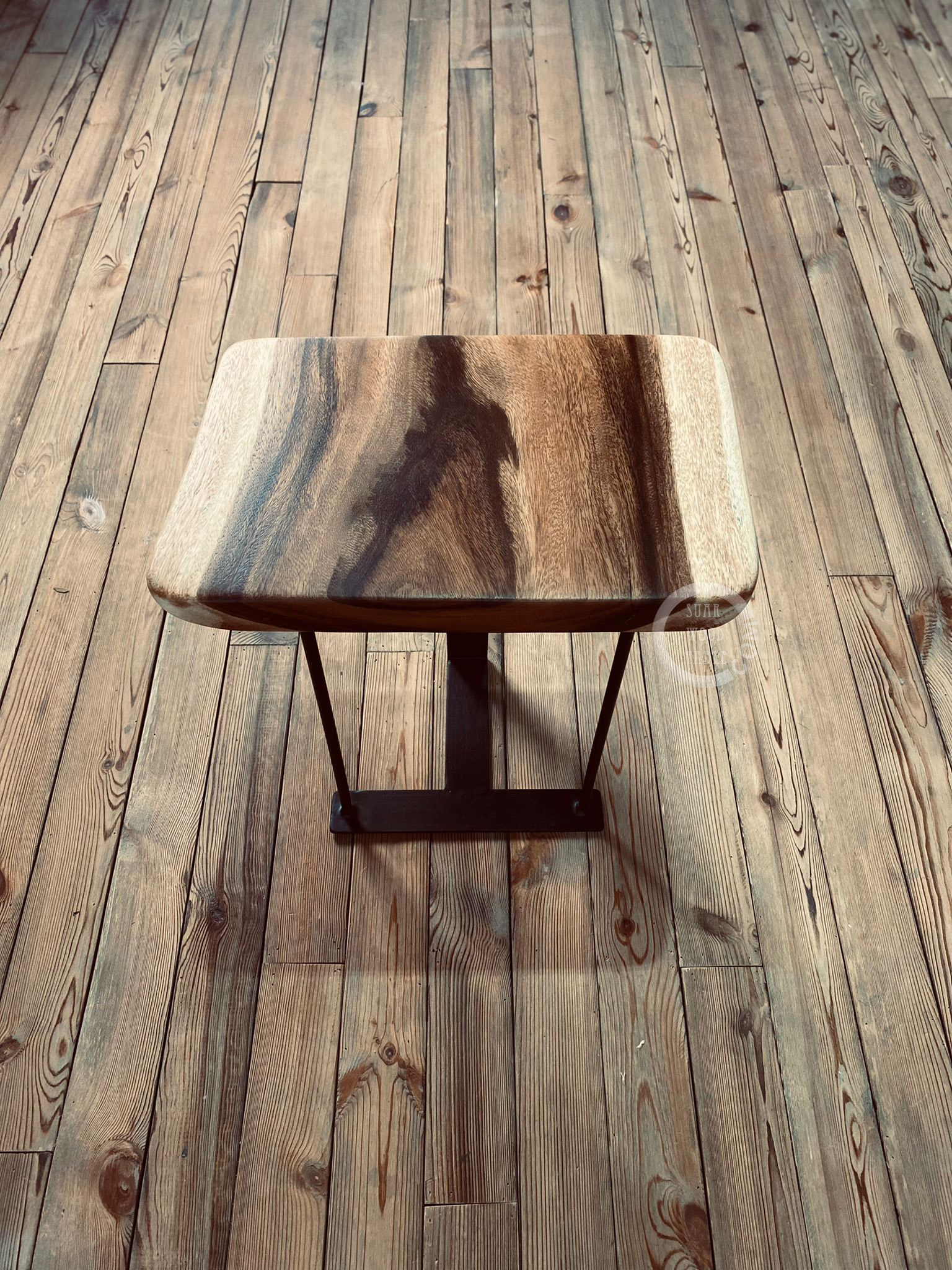 Reclaimed Singapore Suar Wood Side Table